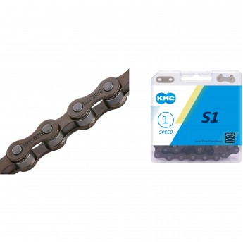 Цепь S1 KMC 1/2"x1/8" 112 звеньев Цепь S1 KMC 1/2"x1/8" 112 звеньев