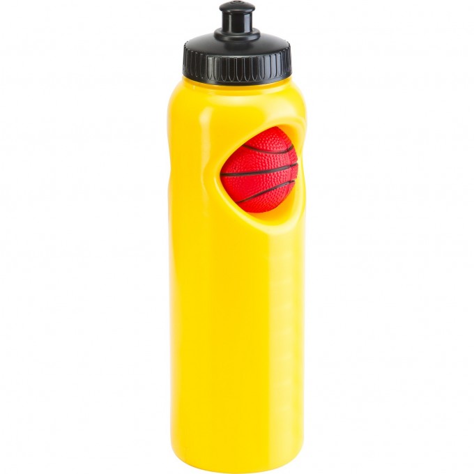 Фляга CB-1573 700 мл, "Баскетбольный мяч", жёлтая 550053