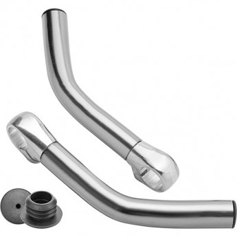 Рога на руль BLF-C1 алюминиевые серебристые Рога на руль BLF-C1 алюминиевые серебристые