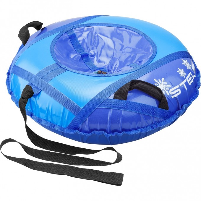 Санки надувные STELS D110см, сине-голубые 710052