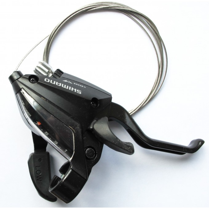 Шифтер/тормозная ручка Altus ST-EF500-7R-2A, чёрная 590111