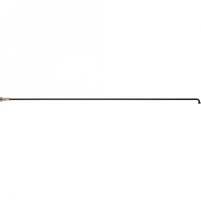 Спица с латунным ниппелем 258 мм, стальная черная 490017