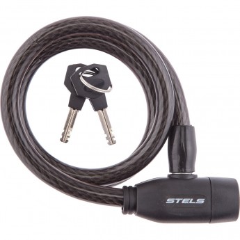 Трос-замок STELS 84103, 10х800 мм, чёрный