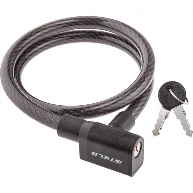 Трос-замок STELS 84104, 12х800 мм, чёрный 540073