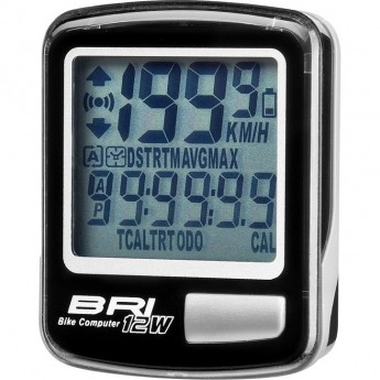 Велокомпьютер STELS BRI-12W черный Велокомпьютер STELS BRI-12W черный