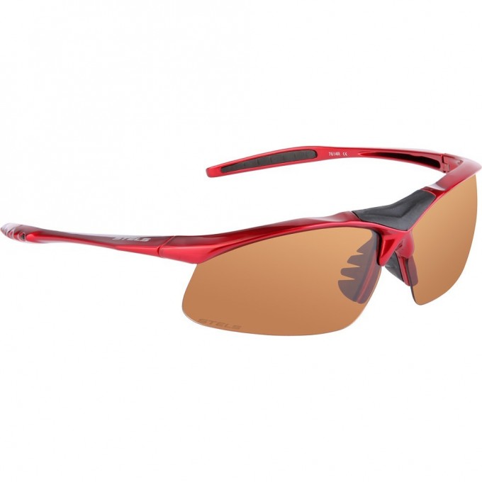 Велоочки STELS 7614R алюминиево-красные 700008