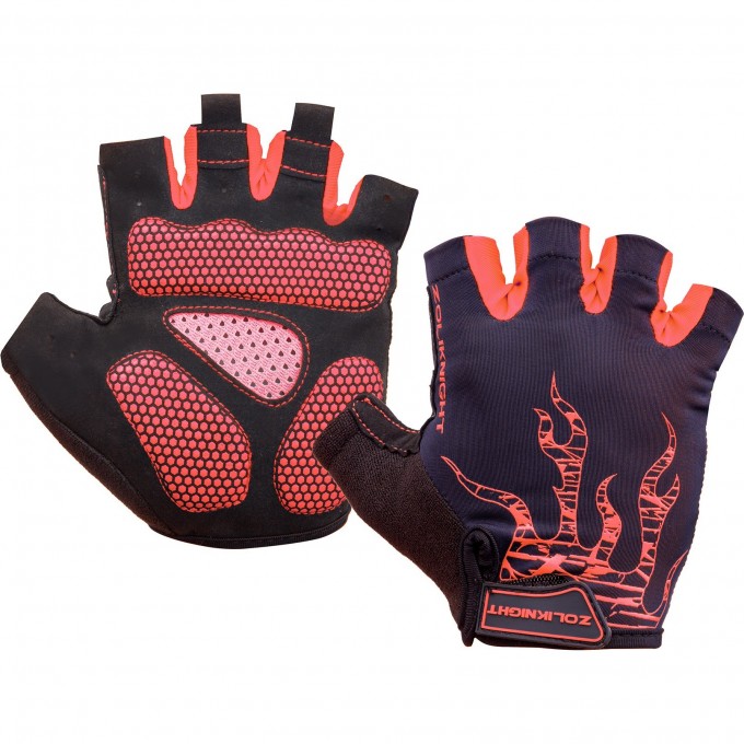 Велоперчатки ZL2313 черно-красные, размер: L 380175