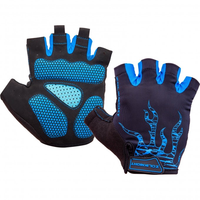 Велоперчатки ZL2313 черно-синие, размер: M 380184