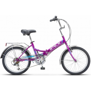 Велосипед складной STELS 20" Pilot 450 V (LU085349), фиолетовый, 2023 Велосипед складной STELS 20" Pilot 450 V (LU085349), фиолетовый, 2023