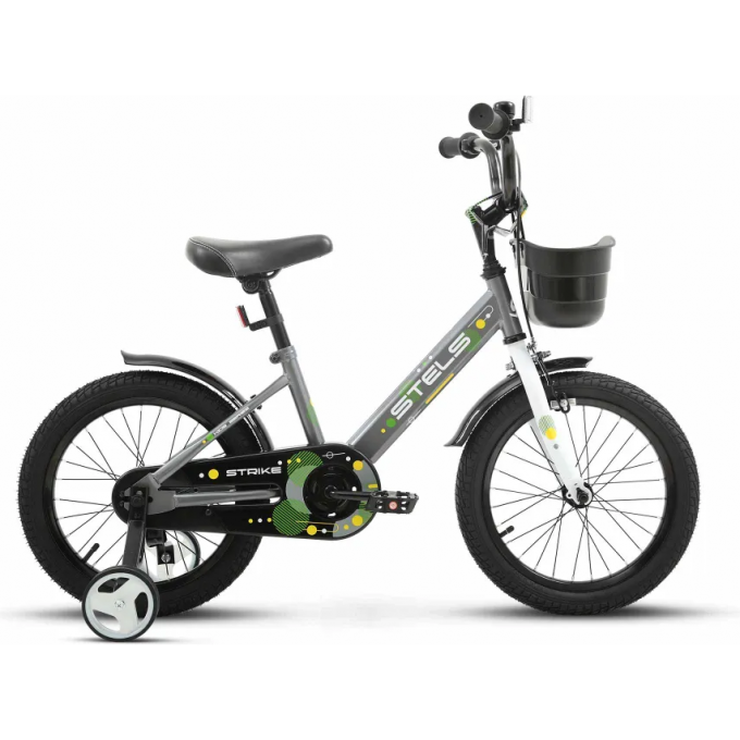 Велосипед STELS 16" STRIKE VC (JU135646) серый 2009953885786