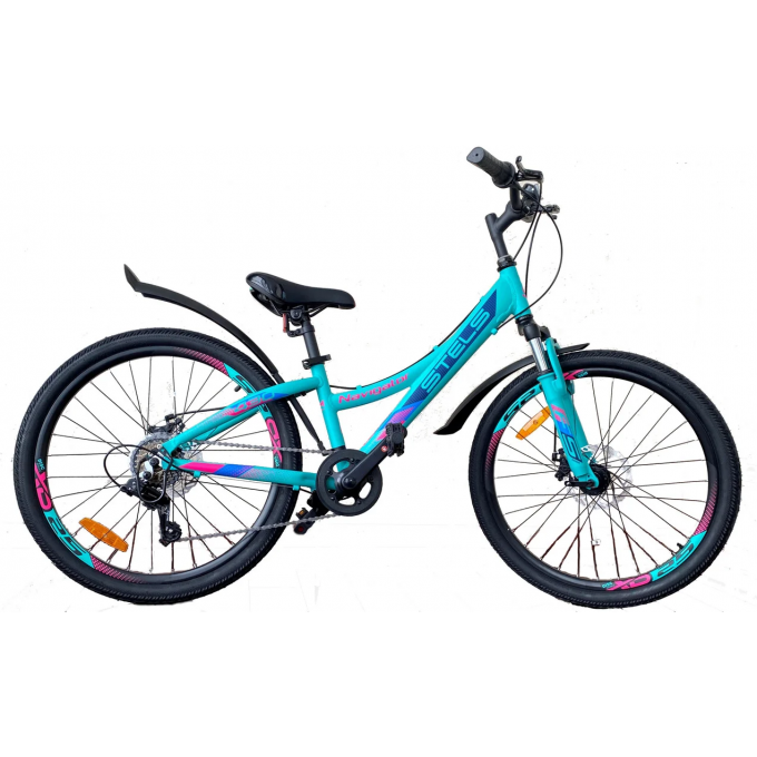 Велосипед STELS Navigator 24" 430 MD V010 мятный (LU095478), рама 11,5, 2023 JU000415222022KU0000652